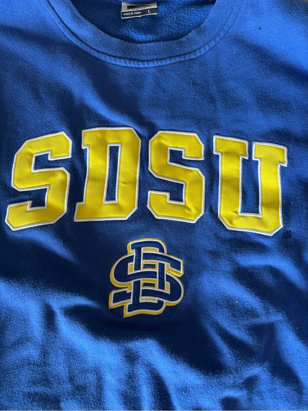 Stadium Athletics Royal Blue Crewneck Sweatshirt - Picture 2 of 8